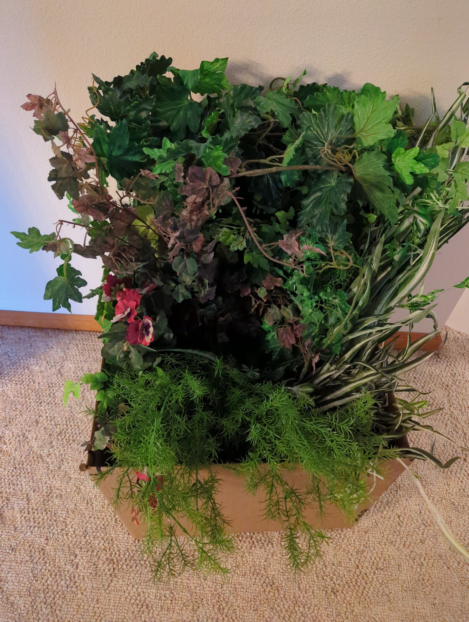 Random Greenery Extra Large Box Stuff Full Of Various Random Vintage Faux Greenery ...
