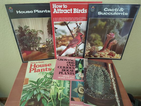 Cactus, Succulent And Other House Plant Books -