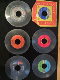 6 LP Record Vinyl 45s- The Supremes Back In My Arms Again And Five Others