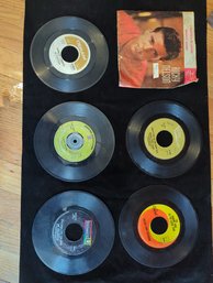 6 LP Record Vinyl 45s- Ricky Nelson And Five Others
