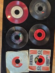 6 LP Record Vinyl 45s- Ricky Nelson Lonesome Town And 5 Others?