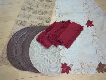 Fall Colors Table Runner And Linens