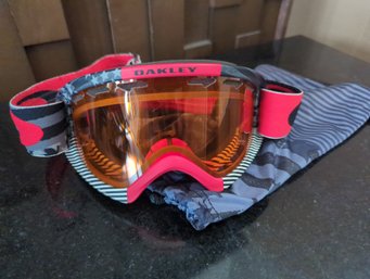 Children's Size Oakley Ski Goggles With Carrying Bag