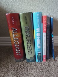Young Adult Fiction Including Wonder,  Three Hardback And Three Soft Back