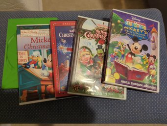 Five Christmas DVDs Including Muppets Christmas Carol, Christmas Vacation And How The Grinch Stole Christmas