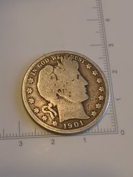 1901-O Half Dollar Coin
