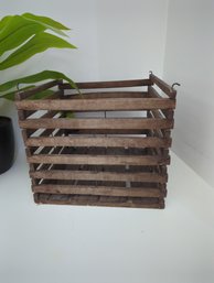 Antique EGG Collecting Crate - Approximately 12 In Square