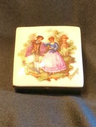 Antique Limoges Pill Box By Mascot