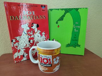 First Edition - 1964 - Shel Silverstein The Giving Tree And 101 Dalmatians With Mug