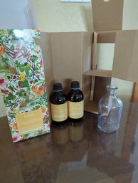 Aroma Stick Diffuser- Latte And Vanilla -2 Bottles Two Packs Of Reeds And Diffuser Bottle