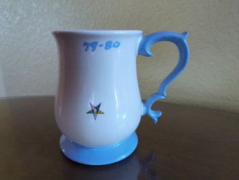The Masons Ladies Eastern Star Commemorative Mug- 4.5 In Tall