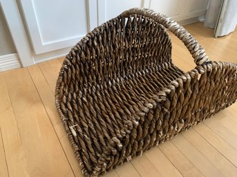 Large Wooden Basket Approximately 26' Long 14' Wide 14' Tall