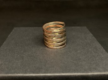 Silver Tone Copper Tone Ring