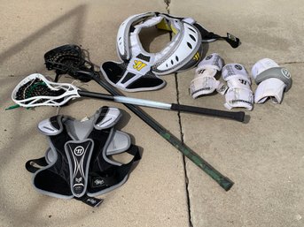 Assorted Warrior Rabil Lacrosse Gear