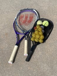 Assorted Tennis/Pickleball (?) Equipment