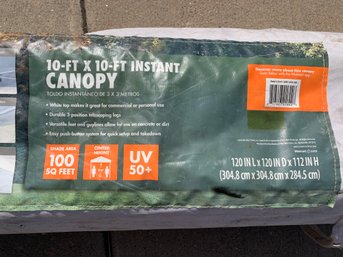 Ozark Trail 10x10 Ft Instant Canopy Untested