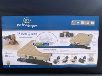 Serta Perfect Sleeper EZ Bed Queen Inflatable Mattress Untested