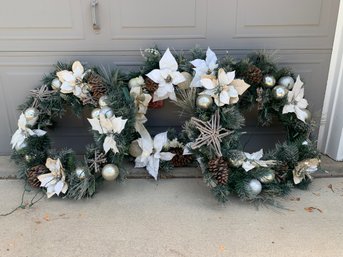 Set Of 3 Holiday Wreaths