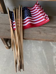 13 Small American Flags