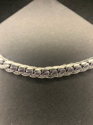 Stainless Steel Curb Necklace