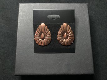 Vintage Copper CWMO Earrings