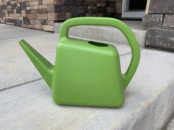Green 1 Gallon Plastic Watering Can