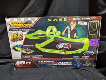 Max Traxxx Vintage RC Racer - Dual Racer - Remote Control Cars - Still In Original Box - Looks Unused!