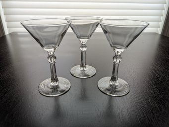 Three-piece Vintage Glass Barware - 6 '