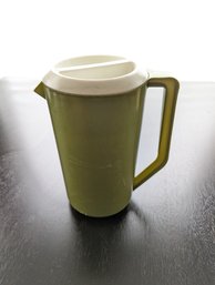 Vintage Tupperware Olive Green Pitcher