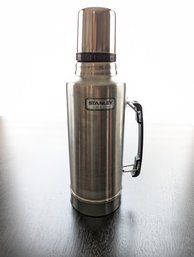 Large Stanley Stainless Steel Thermos - 2 Quart Capacity 14' Tall