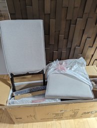 Two Megan Style Counter Height Chair - New In Box - These Chairs Match Lot 3109