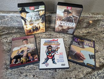 Cowboy Classics DVDs - 2 Western Movie DVD Collections, 50 Country Licks, Randy Travis, And Hot Nashville