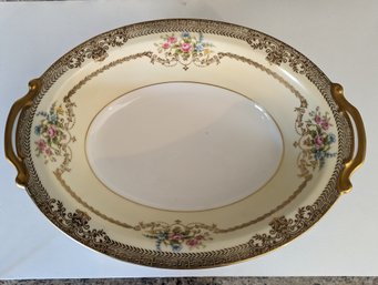 Noritake Porcelain Goldfleur Pattern Serving Dish