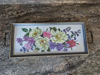 Decorative Floral Tray - 8' Wide