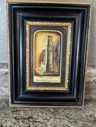 Antique 3 Dimensional 'The Cenograph' WWI Memorial  - 10'X 8' - Frame Has Condition Issues - See Photos