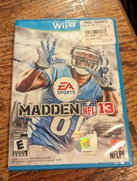 Nintendo Wii U Game- Madden NFL 13