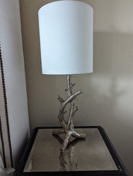 DESIGNER SILVER BRANCH LAMP - 2 OF 2 - WORKS GREAT
