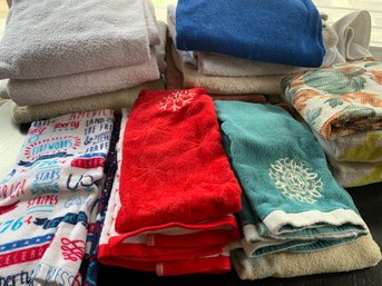 Towels In Various Sizes And Conditions