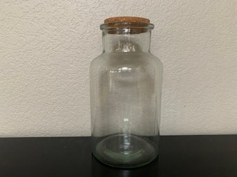 Glass Jar With Cork