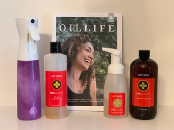 DoTERRA Onguard Cleaner And DIY Mist Sprayer Products Partially Used