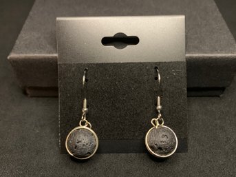 Silver Tone Essential Oil Aromatherapy Earrings