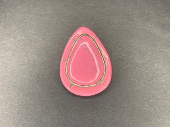 Silver Pink Pendant Marked IP