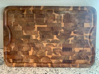 Large Wooden Cutting Board Approximately 24x16 Inches.