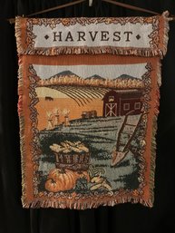 Harvest Fabric Wall Hanging Approximately 24'x32'