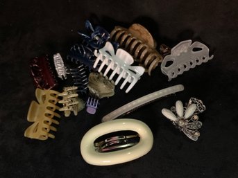 Vintage Barrettes And Hair Clips