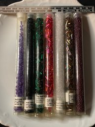 7 Assorted Bead Tubes