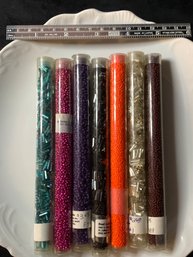 7 Assorted Bead Tubes