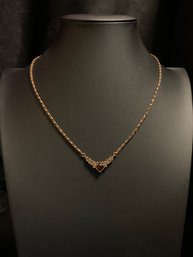 Vintage Style 1928 Copper Tone Necklace