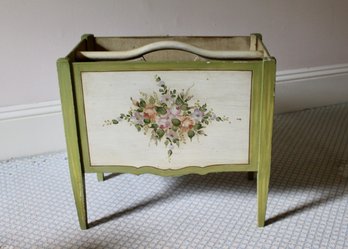 Handpainted Canterbury/Magazine Holder