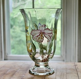 Floral Painted Flower Vase
